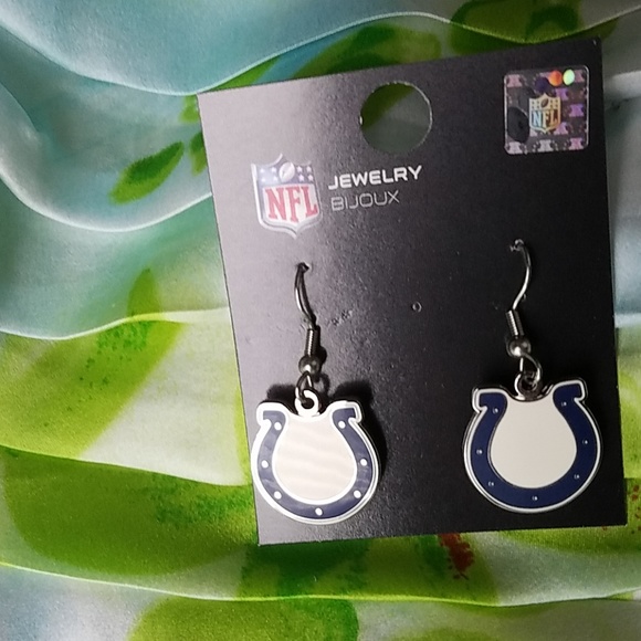 NFL Colts wire earrings - Picture 3 of 4